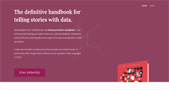 Desktop Screenshot of datajournalismhandbook.org