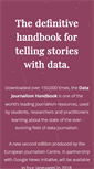 Mobile Screenshot of datajournalismhandbook.net